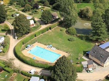 Tente pour 2 personnes, avec bassin pour enfant en Bretagne