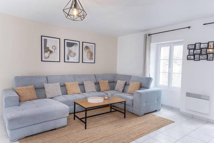 Maison de vacances pour 8 personnes, avec vue et jardin