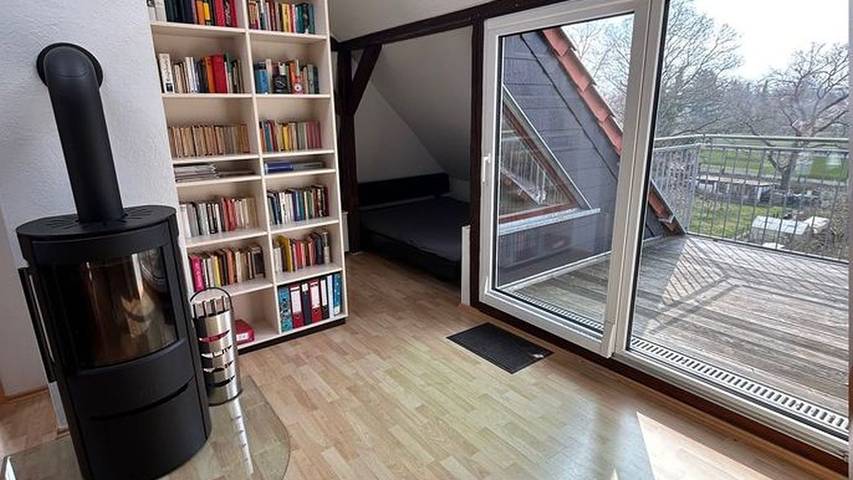 Ferienwohnung für 3 Personen, mit Balkon am Cospudener See