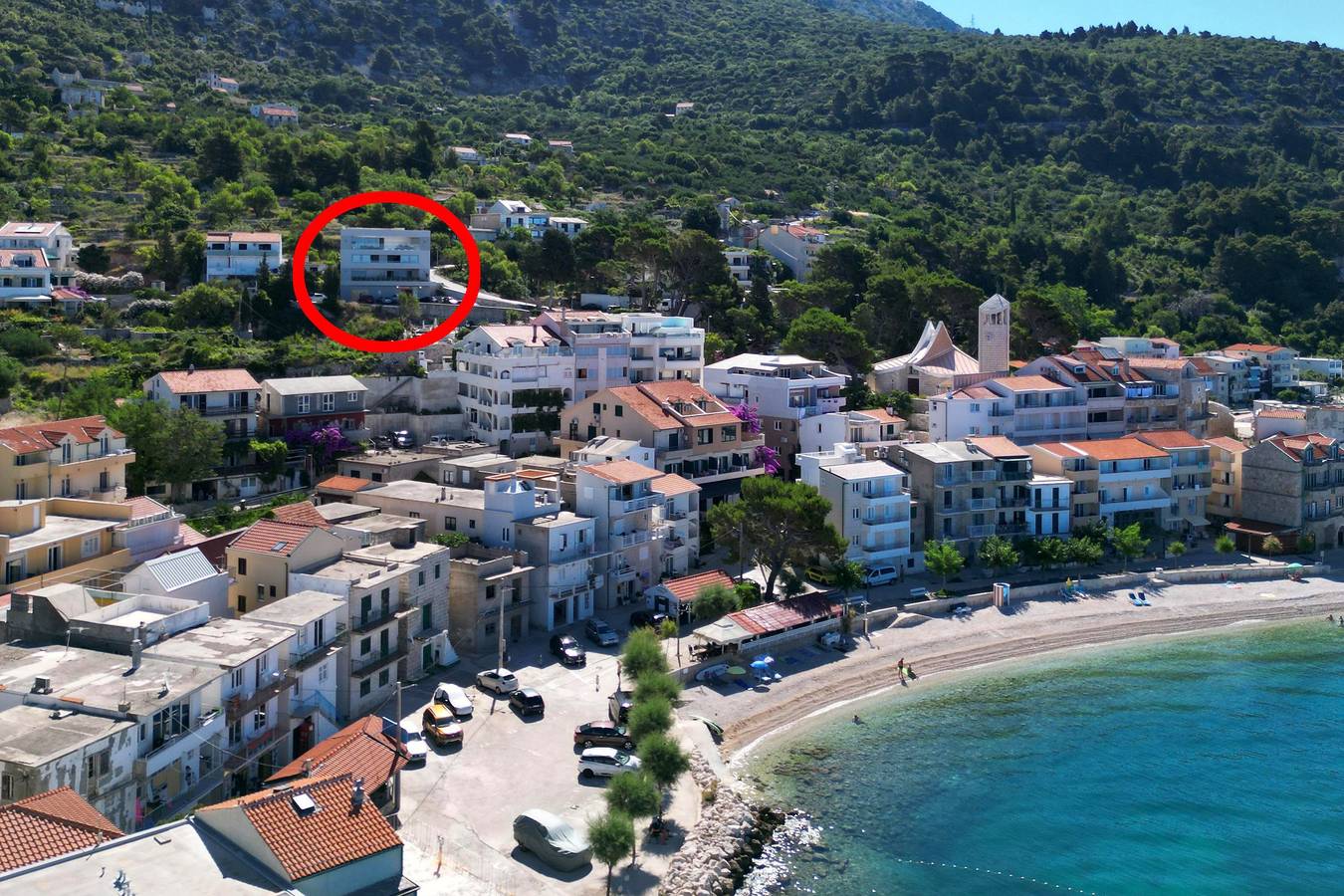 Cijeli apartman, Četverosobni apartman s terasom i pogledom na more Drašnice, Makarska A-21341-b in Drašnice, Makarska rivijera