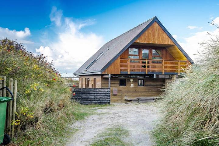 Ferienhaus mit Meerblick für 6 Personen, mit Ausblick in Henne Strand