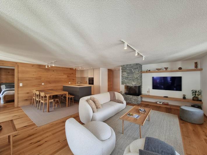 Ferienwohnung für 8 Personen, mit Balkon und Sauna in Saas-Fee