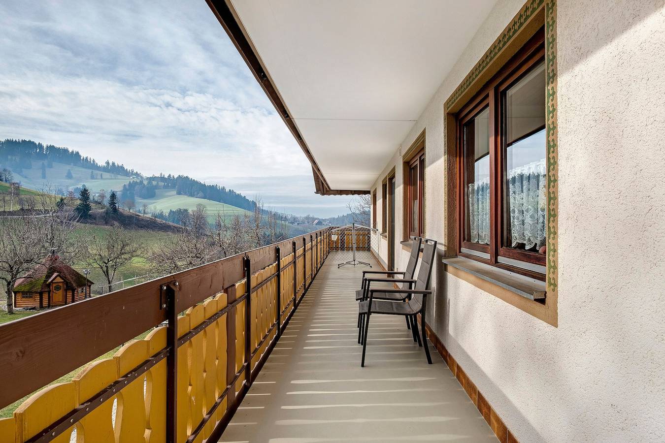 Ganze Wohnung, Ferienwohnung Schauinsland mit Balkon und Wlan in Horben, Südschwarzwald