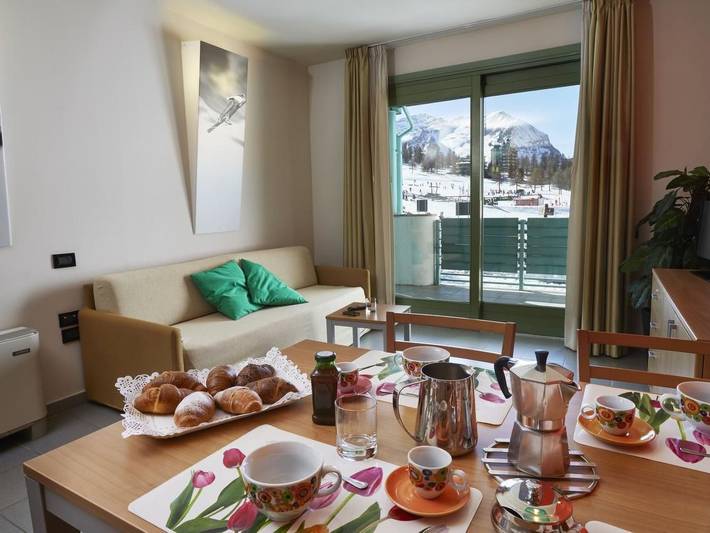 Appartamento intero, Teleo Vacanze - Olympisches Dorf Sestriere in Sestriere città, Via Lattea