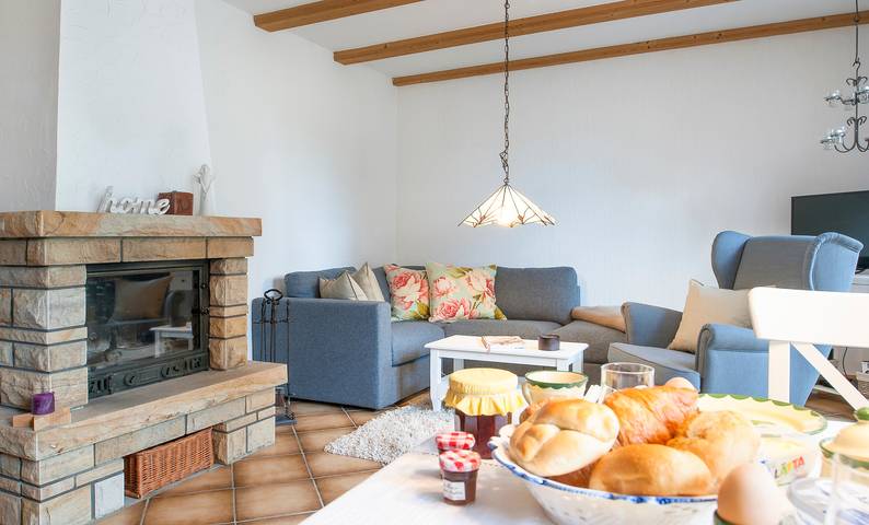 Ferienhaus für 3 Personen, mit Seeblick und Ausblick sowie Garten in Prignitz