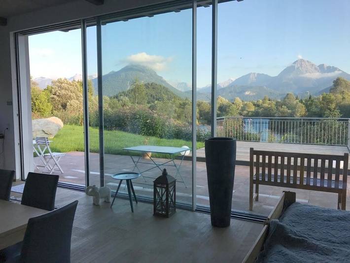 Ferienwohnung für 4 Personen, mit Garten und Seeblick sowie Ausblick - 1