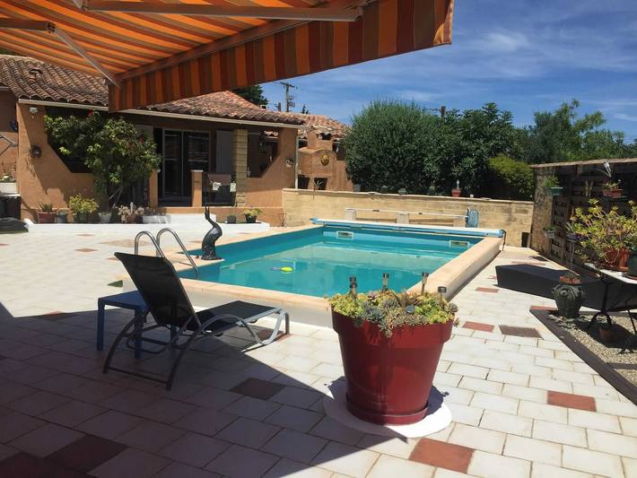 Studio pour 2 personnes, avec piscine et terrasse
