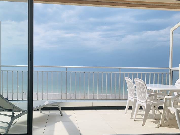 Ferienwohnung für 6 Personen, mit Meerblick und Terrasse