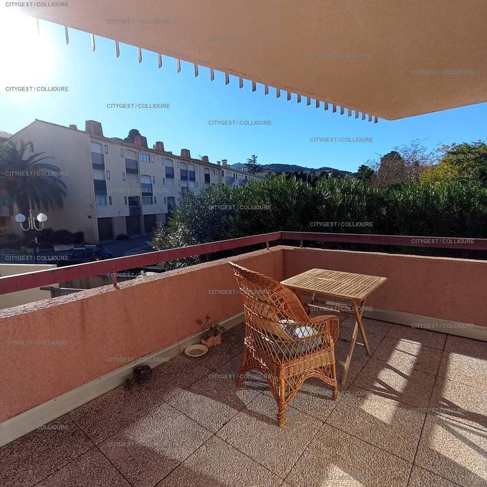 Gîte pour 4 personnes, avec Terrasse dans Plage De La Balette Collioure