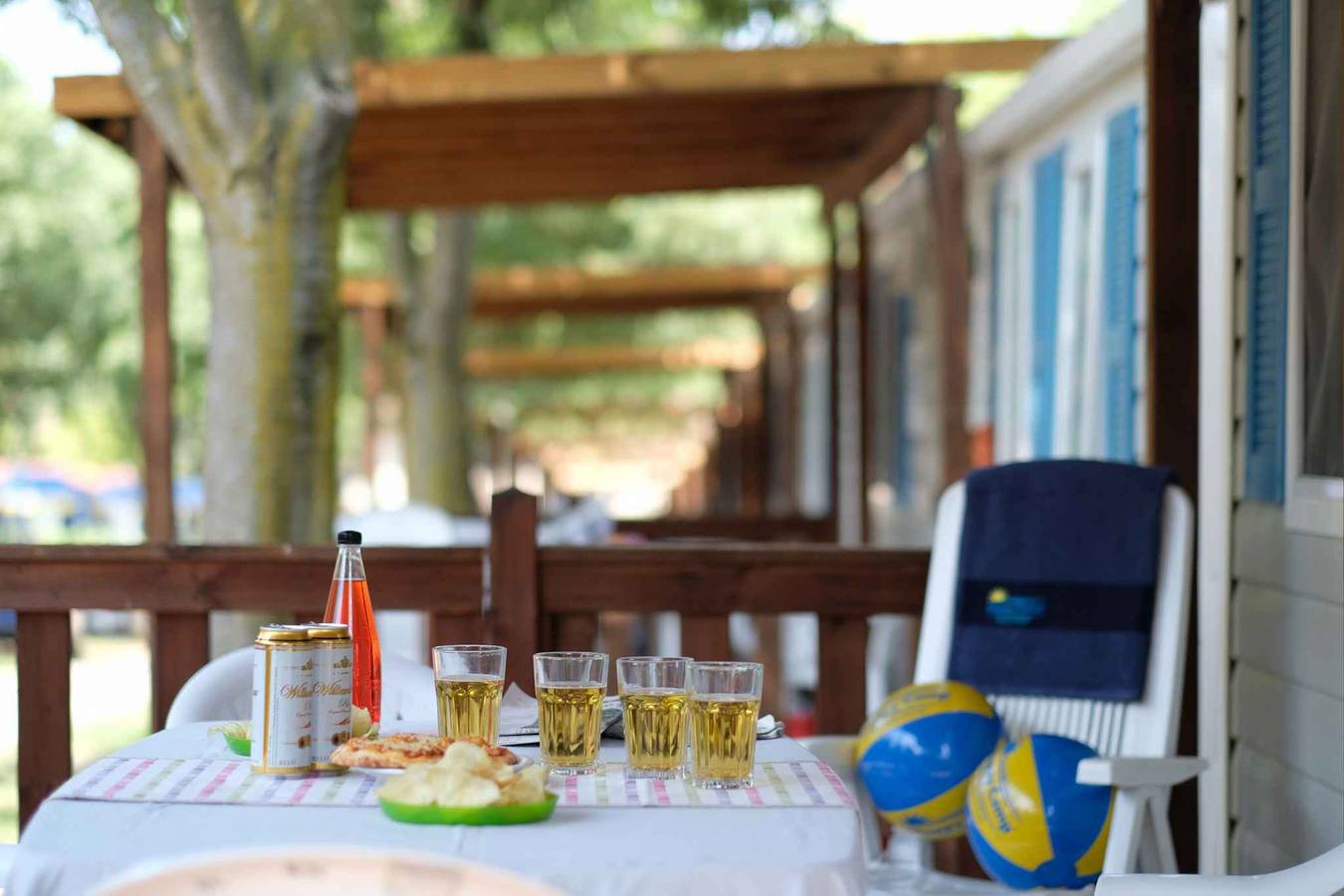 Mobilehome with air conditioning, terrace and pool  in Sami, Kefalonia