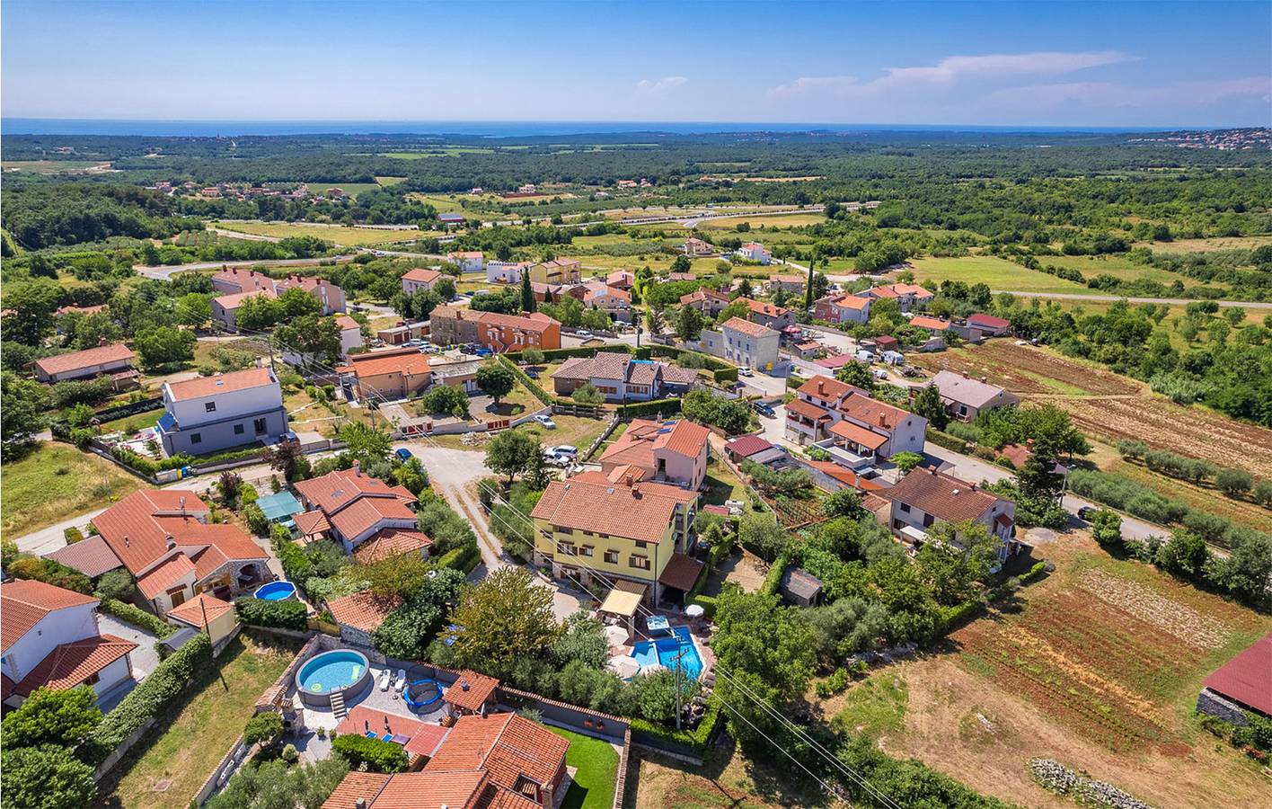 Modernes Apartment mit Pool und Terrasse in der Nähe des Zentrums von Visnjan in Visnjan, Općina Višnjan