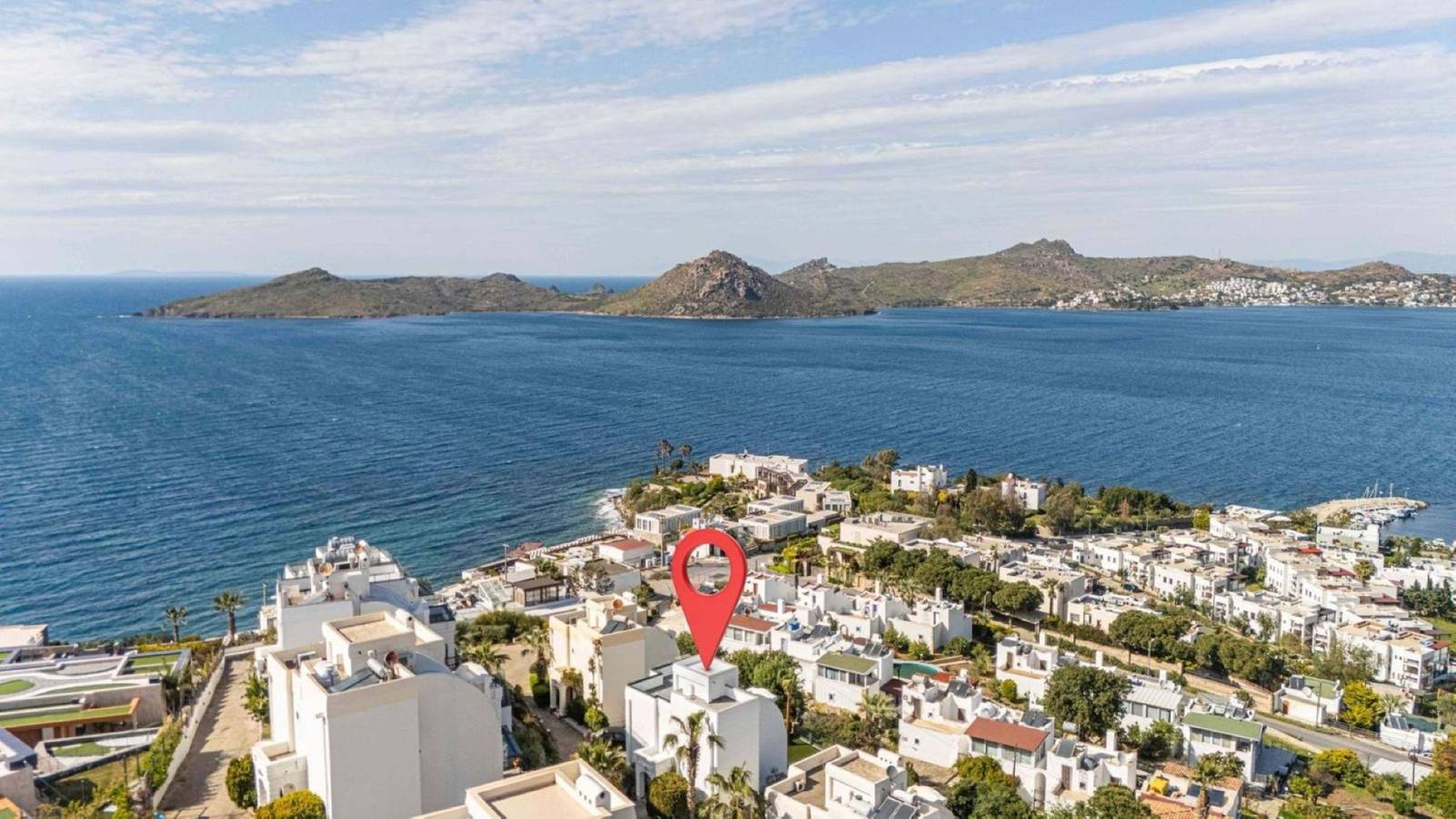 Acogedora villa con piscina privada y vistas de lujo in Bodrum, Egeo Turco