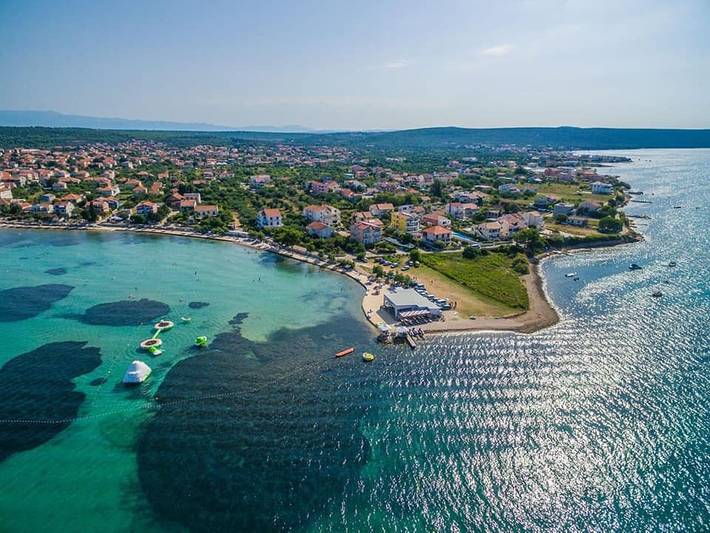 Ganze Ferienwohnung, Zimmer in Sukošan mit Balkon, Klimaanlage, W-Lan (5188-1) in Sukosan, Zadar