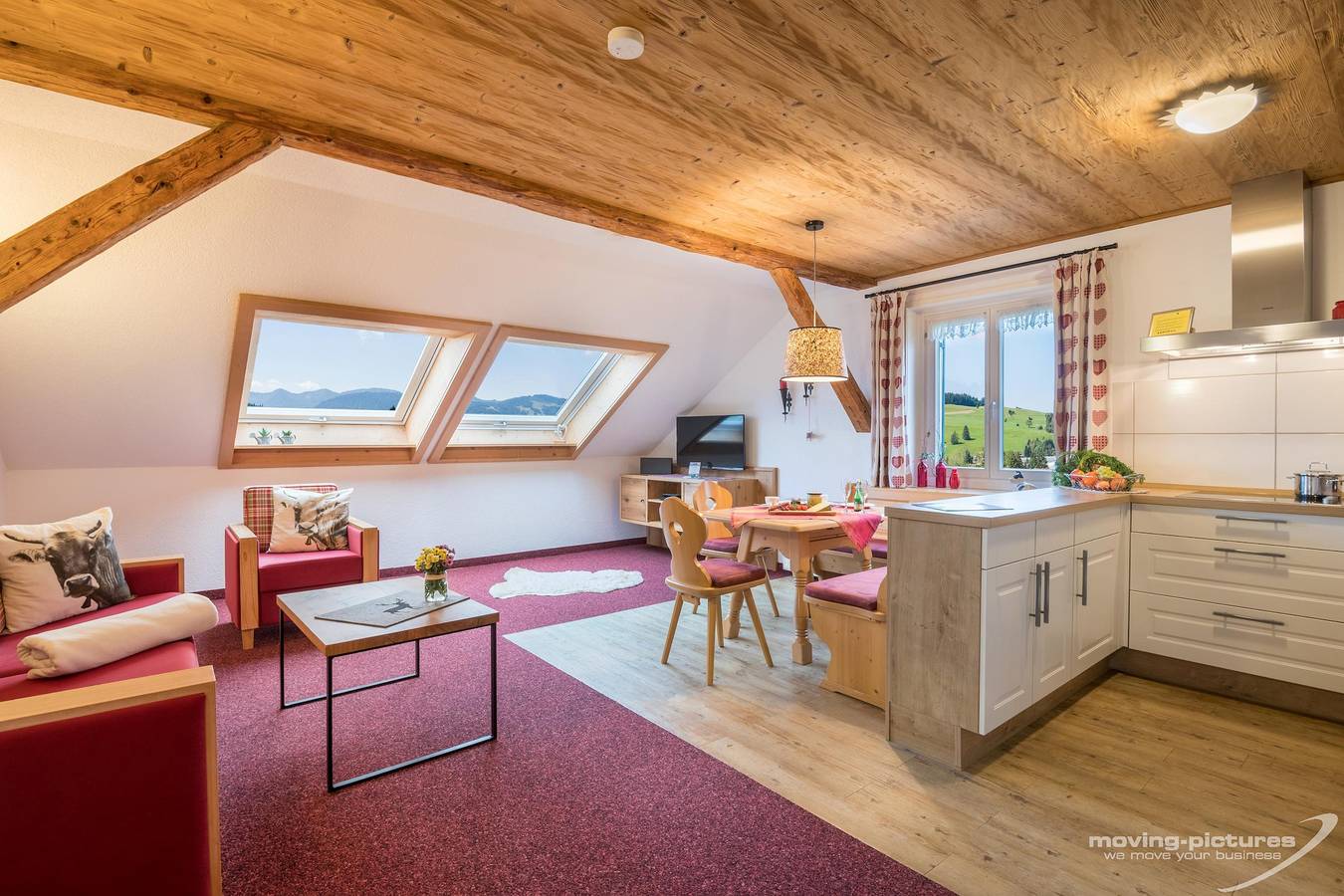 Geheel vakantieappartement, Sonnenblick in Oberstaufen, Zwaben (Bayern)