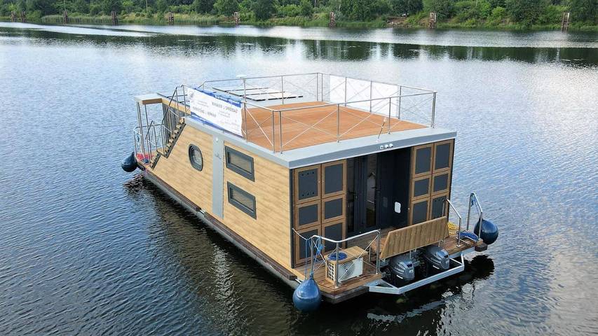 Boot für 7 Personen, mit Ausblick und Garten in Polen - 4