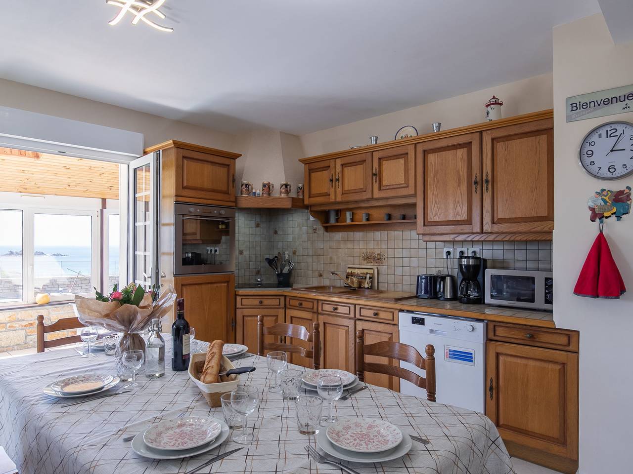 Blaues Meer in Plouarzel, Région de Brest