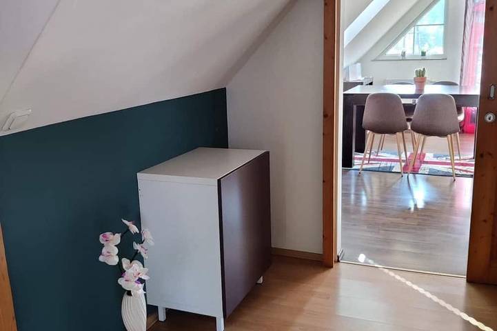 Ferienwohnung für 4 Personen, mit Garten und Balkon