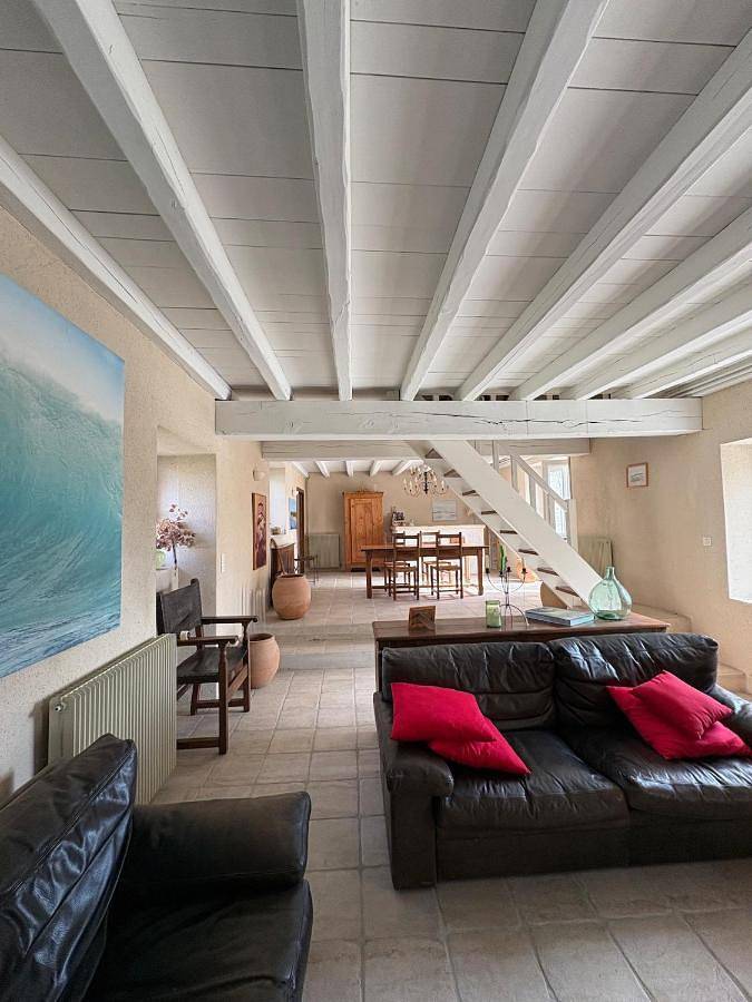 Location de vacances pour 6 personnes, avec vue et jardin ainsi que sauna et terrasse, animaux acceptés dans Guainville - 2