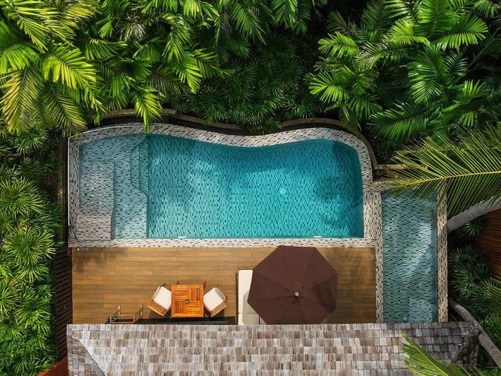 Station pour 10 personnes, avec sauna ainsi que piscine et jardin à Lamai Beach - 3