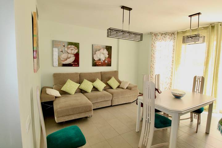 Apartamento inteiro, Casa de Férias 'Grecia' com Vista Montanha, Wi-Fi e Ar Condicionado in El Verger, Costa Blanca