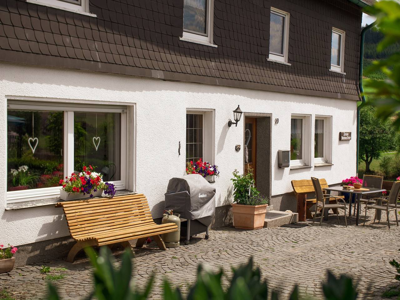 Bauernhofpension wiebelhaus-mester - doppelzimmer mit dusche und wc in Lennestadt, Sauerland