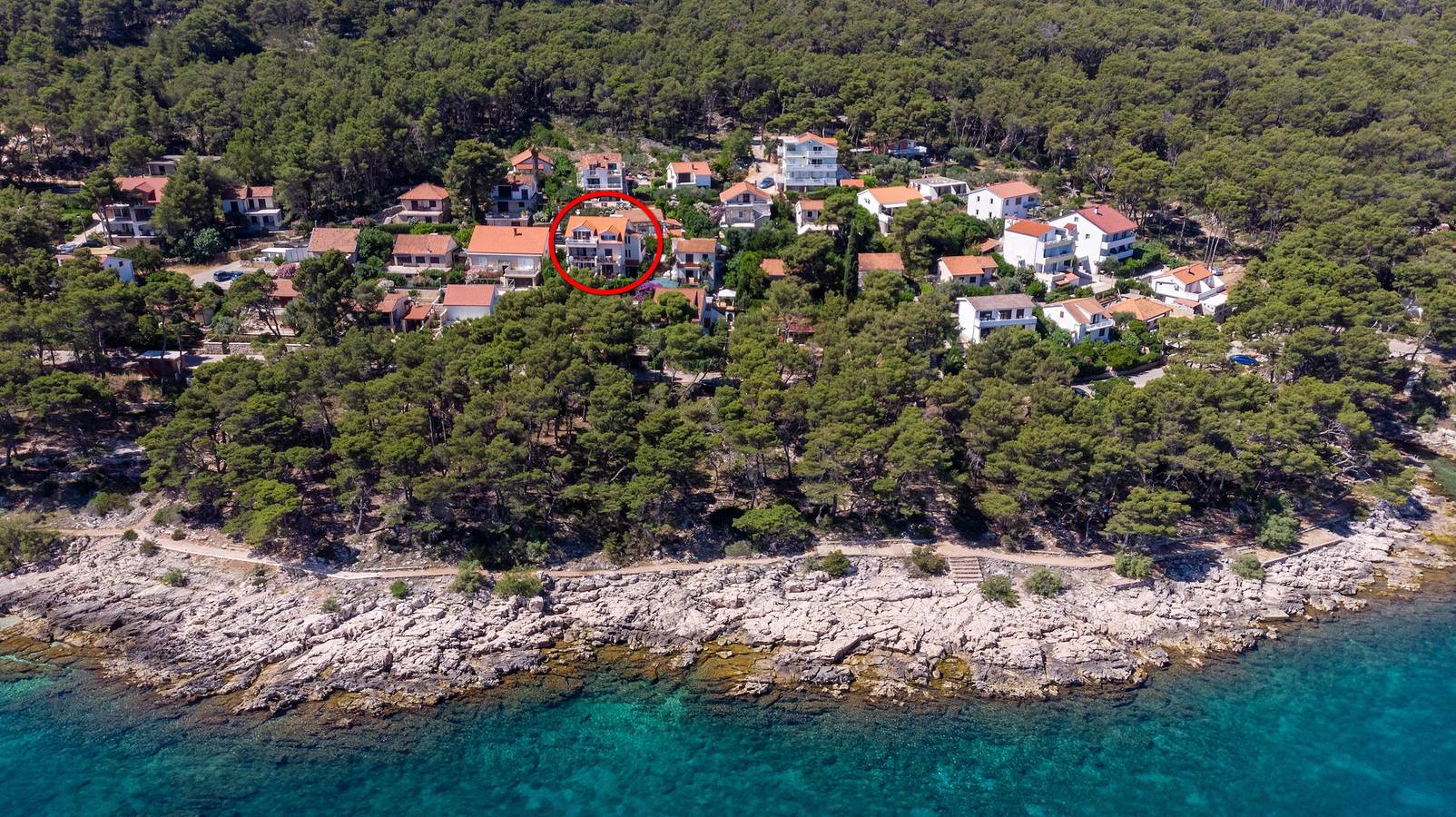 Entire apartment, One bedroom apartment with terrace and sea view Jelsa, Hvar A-4017-b in Jelsa, Hvar