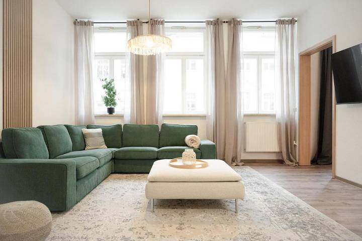 Ferienwohnung für 4 Personen, mit Terrasse und Garten sowie Ausblick in Löbau - 2