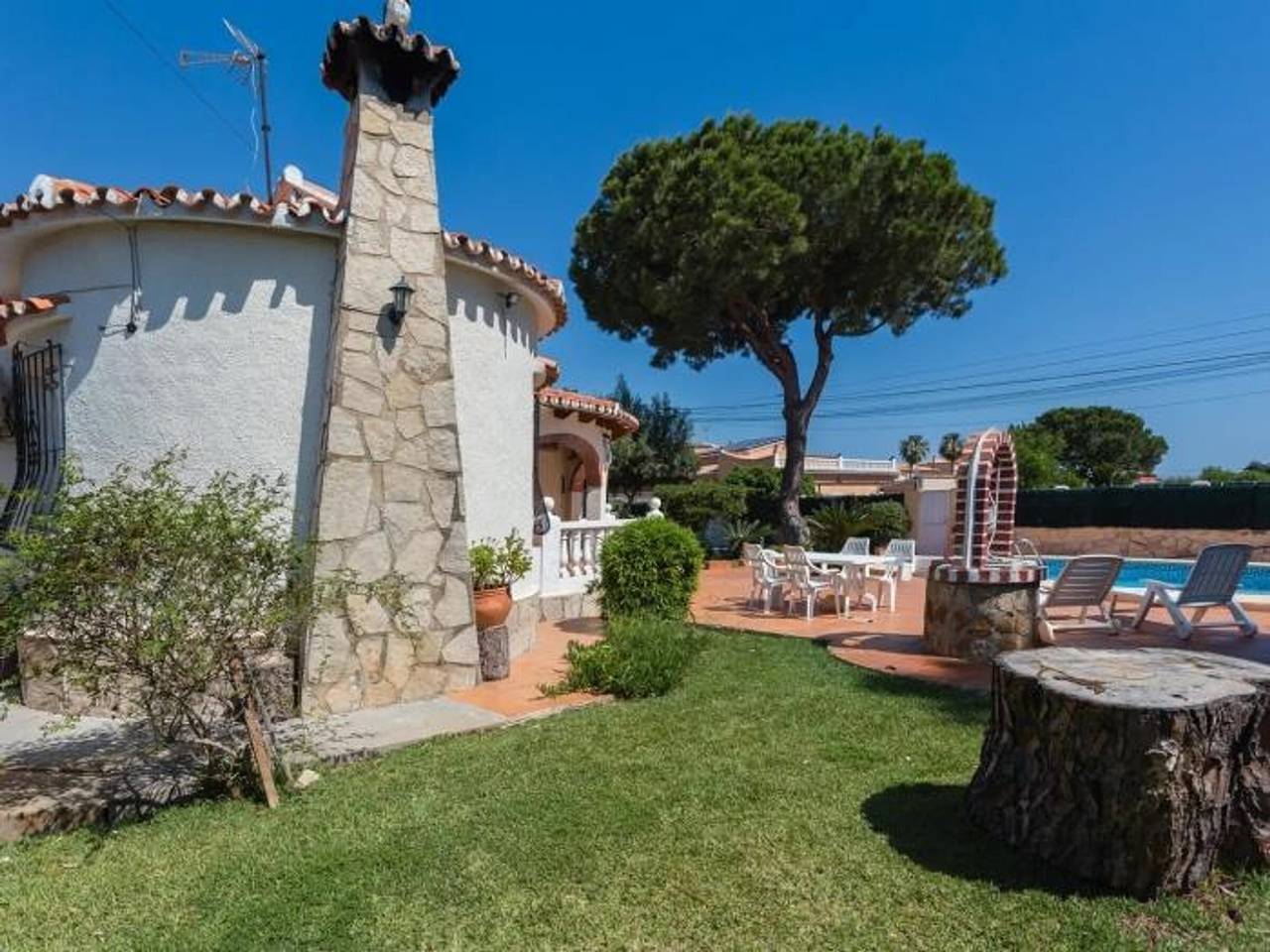 Villa mit privatem Pool, strandnah - 6 Pers. in Oliva, Costa Blanca