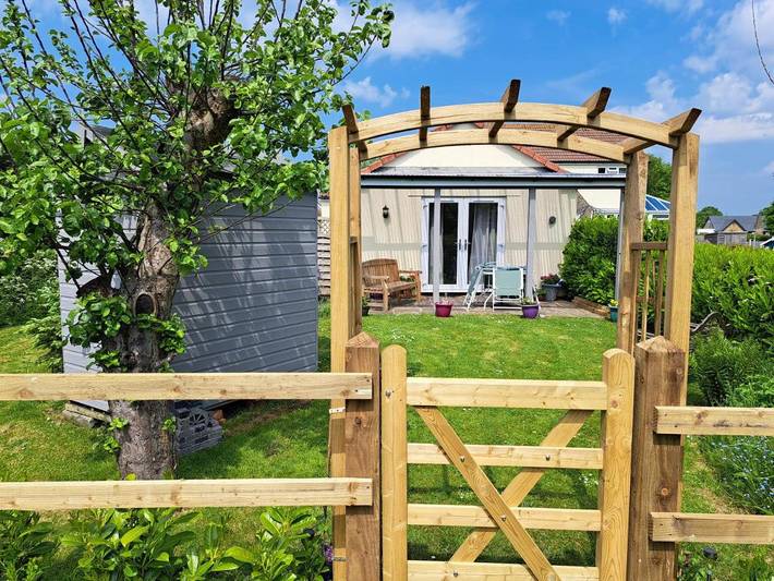 Appartement de vacances pour 4 personnes, avec Terrasse ainsi que Jardin et Vue