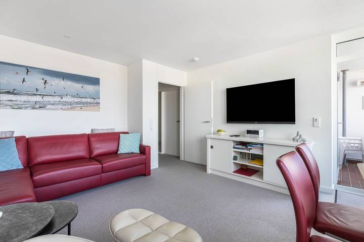 Ganze Wohnung, Apartment 'Sparkassenhaus' mit Meerblick, privater Terrasse und Wlan in Westerland, Sylt (Gemeinde)