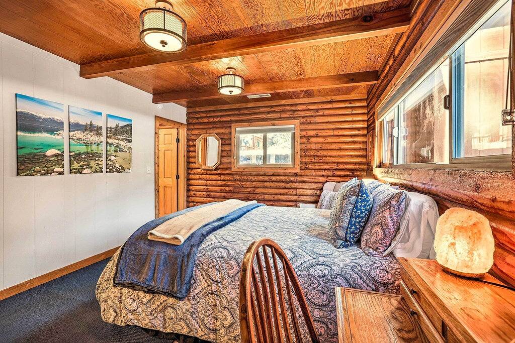 Dog-Friendly Kings Beach Log Cabin w/ Hot Tub! in Kings Beach, Placer County