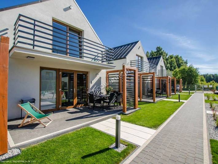 Domek letniskowy dla 6 osób, z Balkon i Taras oraz Ogród w Dębki