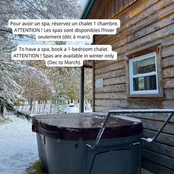 Parc de vacances pour 4 personnes, avec piscine et balcon à Bromont