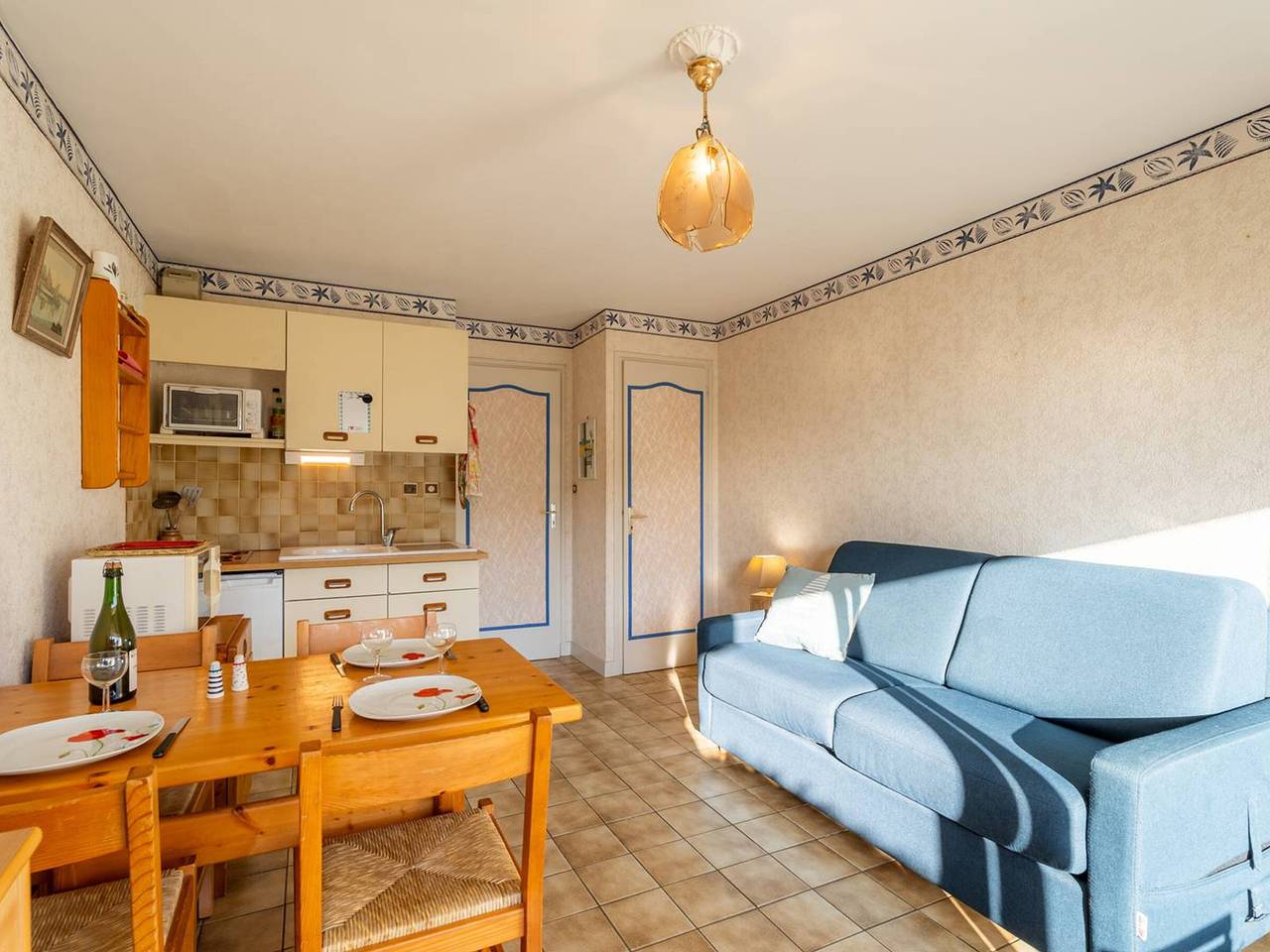 Ganzes Studio, Studio Kabine in Carnac - 50m vom Strand, Terrasse, Parkplatz, Haustier erlaubt in Carnac Plage, Carnac
