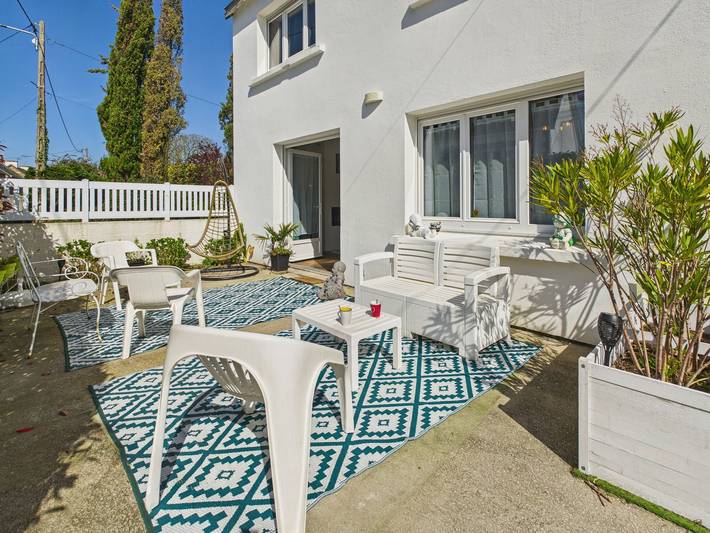 Ferienhaus für 4 Personen, mit Terrasse und Garten