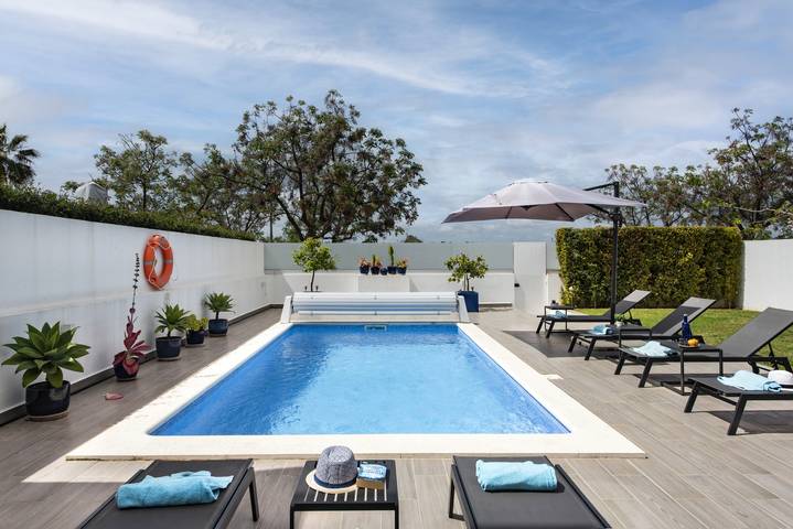 Casa rural para 6 personas, con balcón y jardín en Tavira