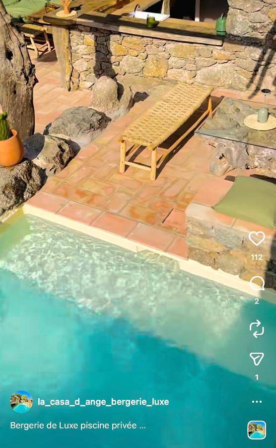 La Casa D'Ange Bergerie 5 étoiles de Luxe Piscine chauffée in Lama, Région de Calvi