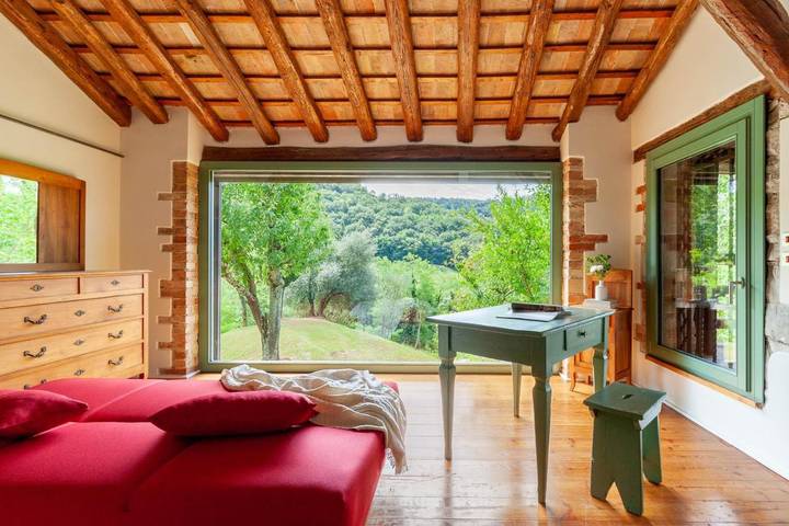 Casa vacanza per 8 persone, con Balcone e Terrazza nonché Giardino e Panorama a Pieve di Soligo