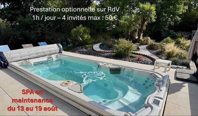 Maison d’hôte pour 2 personnes, avec Balcon et Jacuzzi ainsi que Terrasse et Jardin dans Essonne