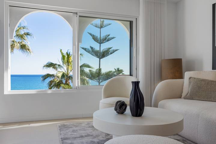 Gîte pour 4 personnes, avec piscine ainsi que vue sur l’océan et balcon à Mijas - 3