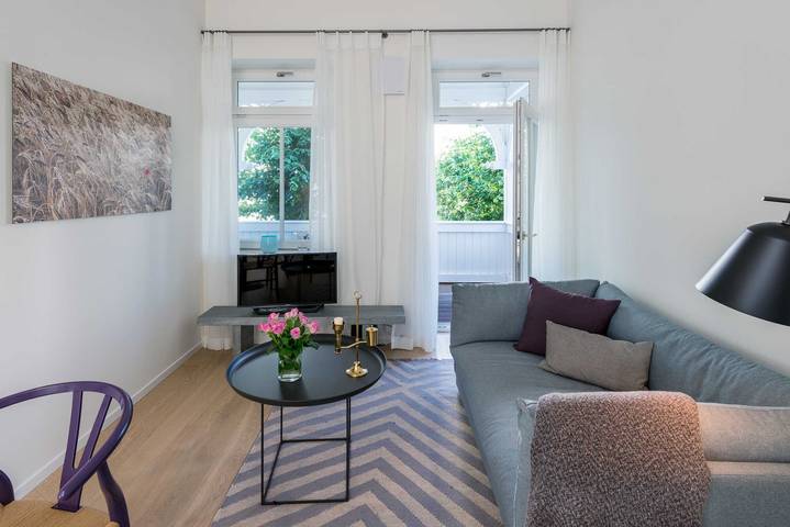 Appartamento intero, Appartamento per vacanze "Villa Seeblick Binz 01" con vista mare, balcone e Wi-Fi in Ostseebad Binz, Binz