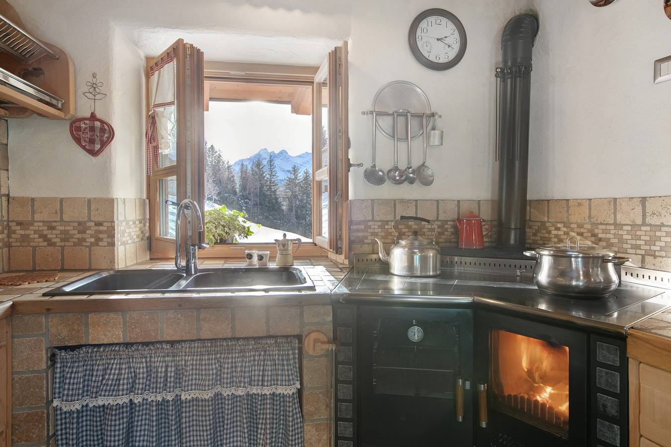 Chalet "Ralon" mit Bergblick und Garten in Valdisotto, Nationalpark Stilfser Joch