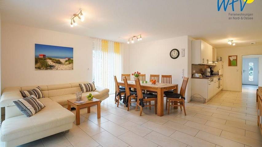 Ferienhaus für 4 Personen, mit Garten und Terrasse auf Borkum