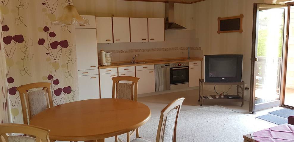 Ferienwohnung für 2 Personen, mit Balkon und Balkon/Terrasse sowie Terrasse und Garten im Spessart - 4