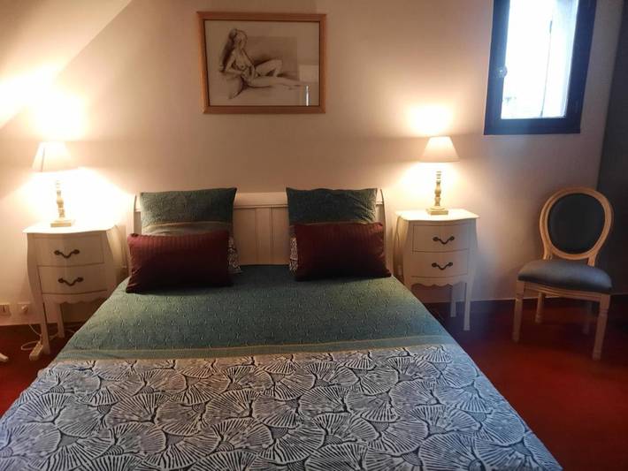 Chambre d’hôte pour 4 personnes, avec Terrasse ainsi que Jardin et Vue