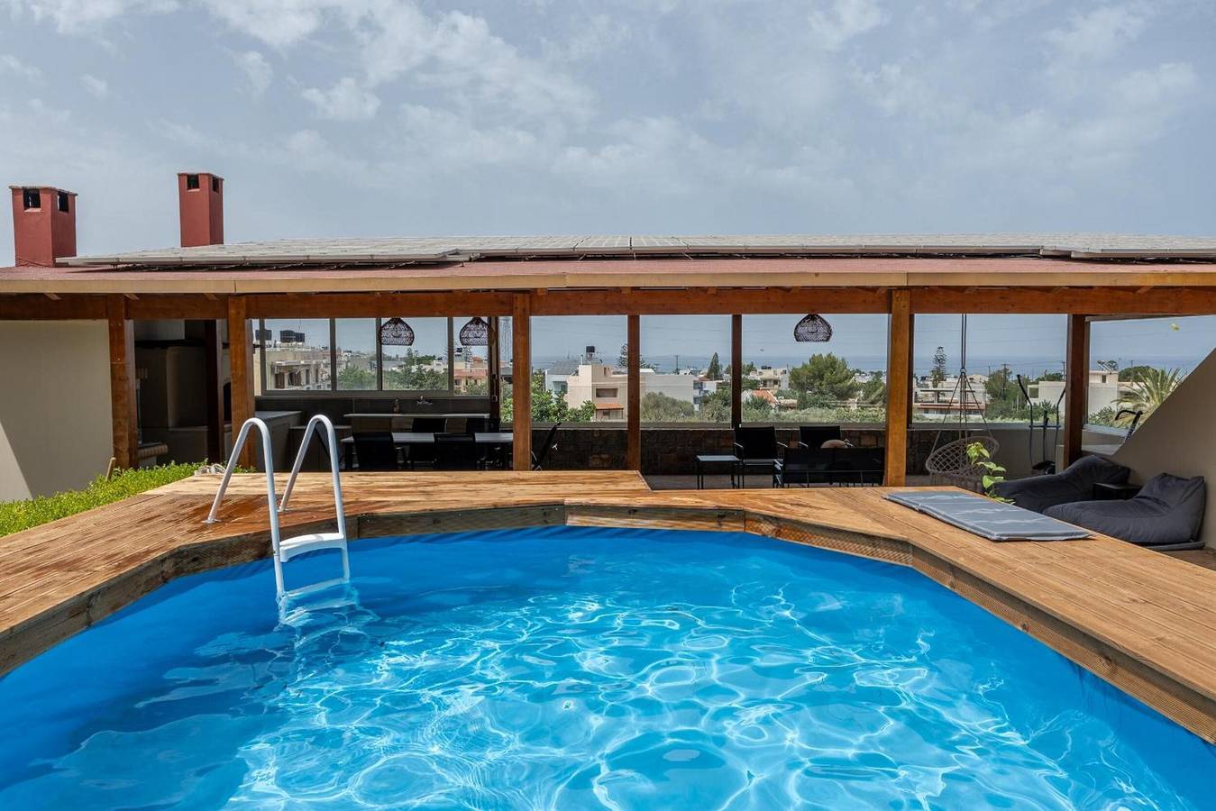 Villa „Atalaya“ mit Meerblick, Wlan und Klimaanlage in Stalida, Iraklio-Heraklion und Umgebung