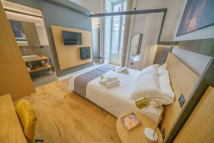 B&B für 2 Personen, mit Balkon in Catania