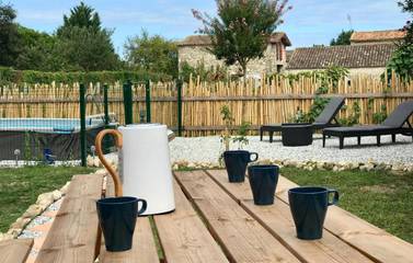 Gîte pour 6 personnes, avec piscine à Saint-Antoine-de-Breuilh