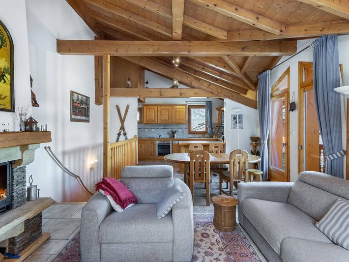 Chalet pour 8 personnes, avec terrasse dans Courchevel 1300 (Le Praz)