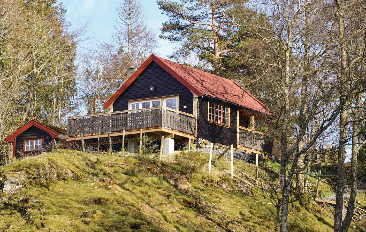 Ferienhaus für 4 Personen mit Terrasse in Sveio